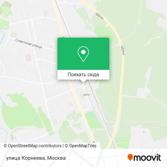 Карта улица Корнеева