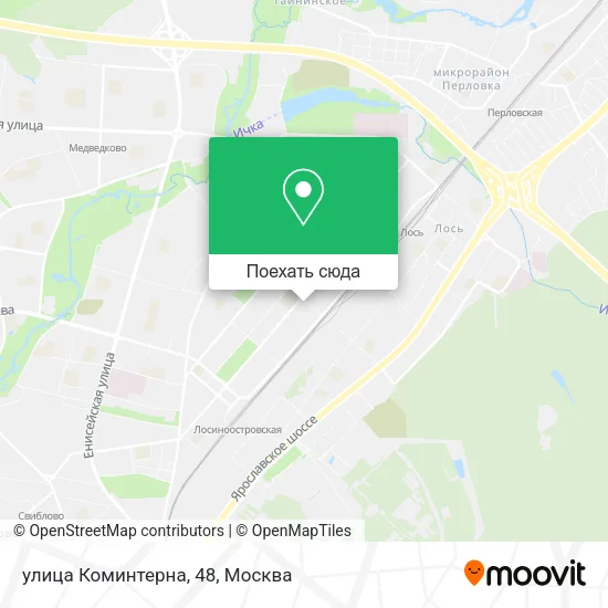 Карта улица Коминтерна, 48