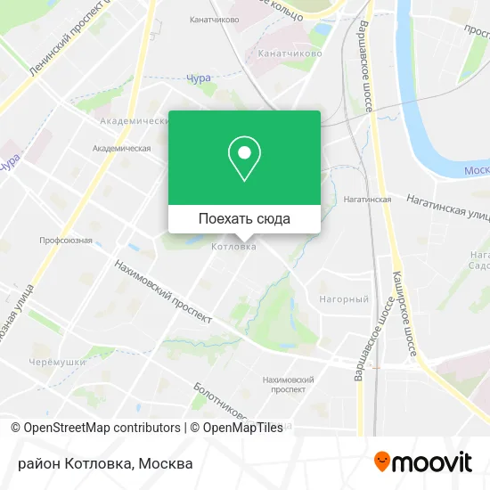 Карта район Котловка