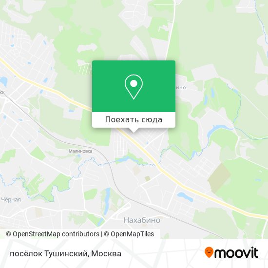 Карта посёлок Тушинский