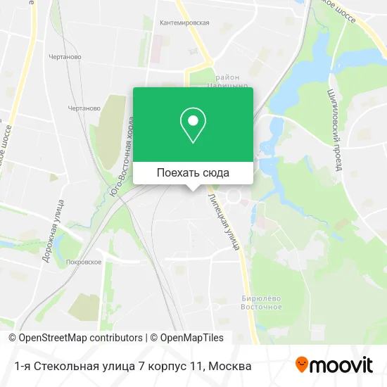 Карта 1-я Стекольная улица 7 корпус 11
