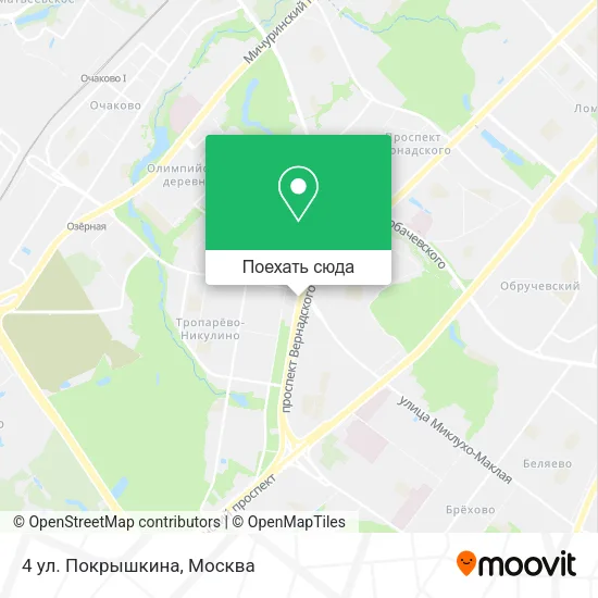 Карта 4 ул. Покрышкина