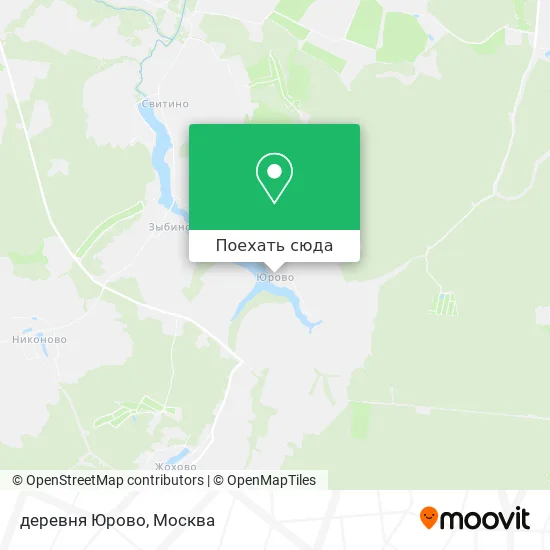 Карта деревня Юрово