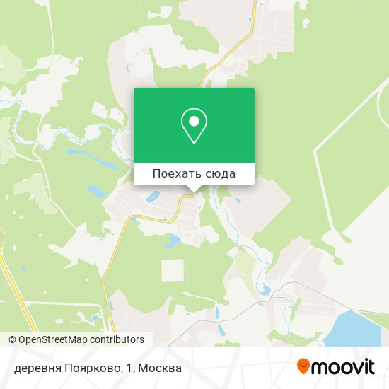 Карта деревня Поярково, 1