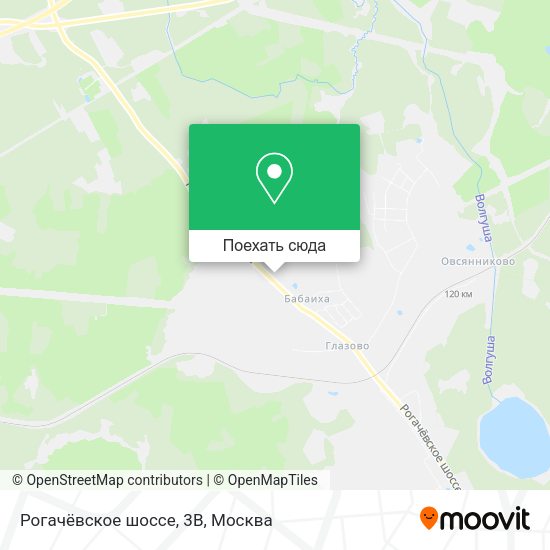 Карта Рогачёвское шоссе, 3В