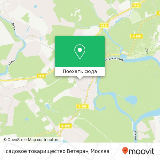 Карта садовое товарищество Ветеран