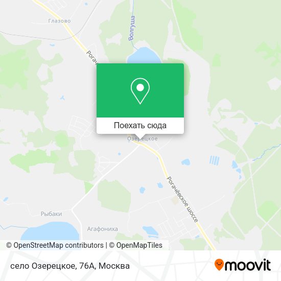 Карта село Озерецкое, 76А