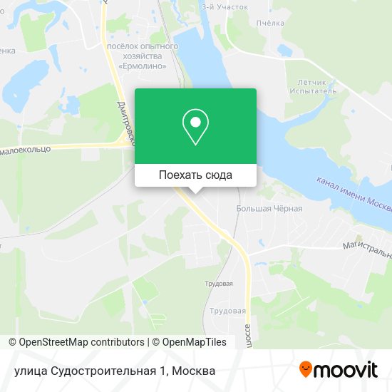 Карта улица Судостроительная 1