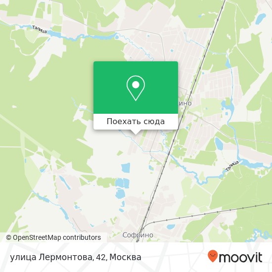 Карта улица Лермонтова, 42