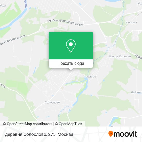 Карта деревня Солослово, 275
