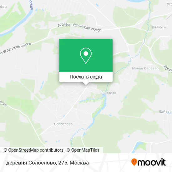Карта деревня Солослово, 275