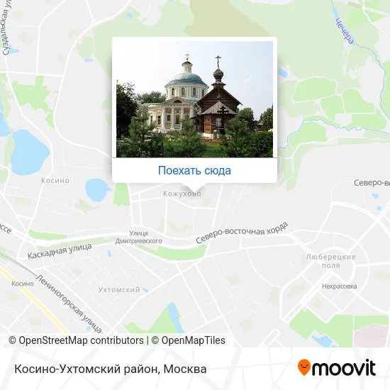 Карта Косино-Ухтомский район