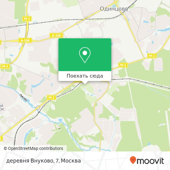 Карта деревня Внуково, 7