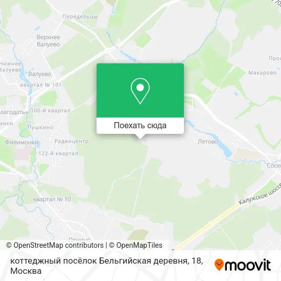 Карта коттеджный посёлок Бельгийская деревня, 18