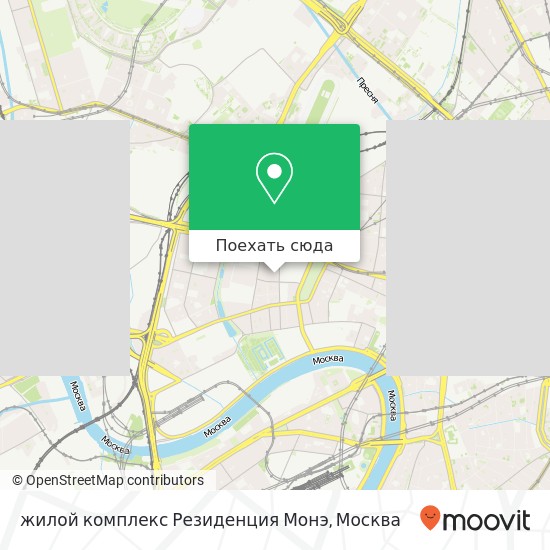 Карта жилой комплекс Резиденция Монэ