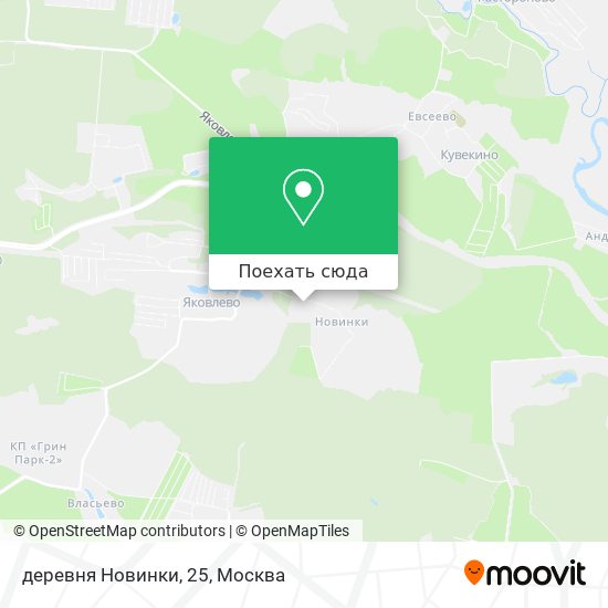 Карта деревня Новинки, 25