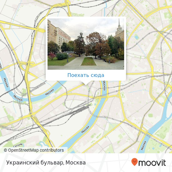 Карта Украинский бульвар