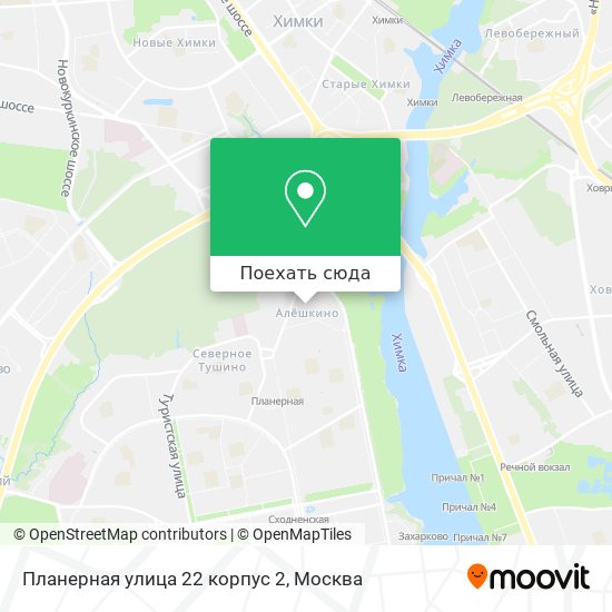 Карта планерная москва