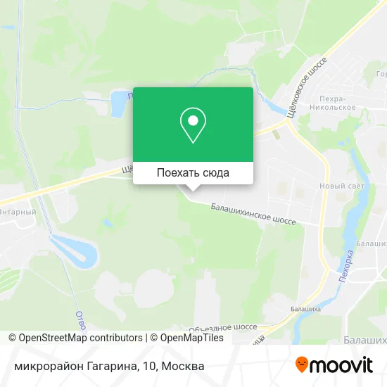 Карта микрорайон Гагарина, 10