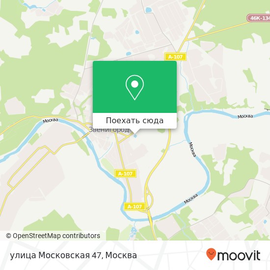 Карта улица Московская 47