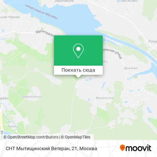 Карта СНТ Мытищинский Ветеран, 21