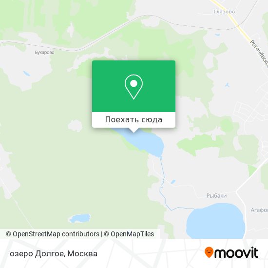 Карта озеро Долгое