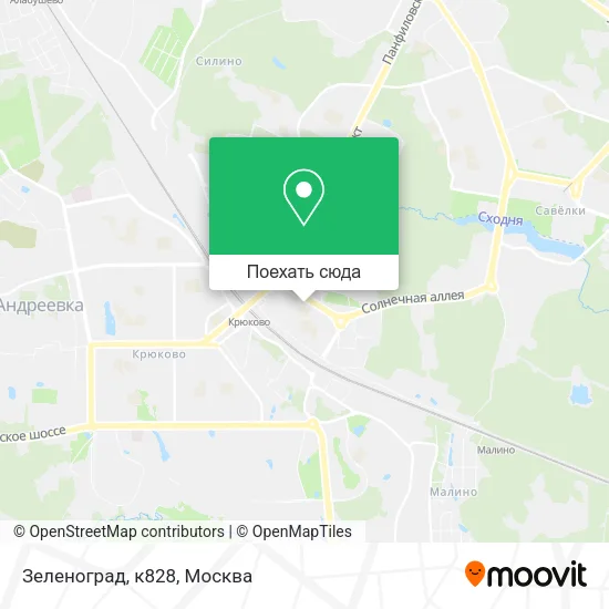 Карта Зеленоград, к828