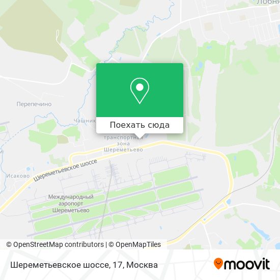 Карта Шереметьевское шоссе, 17