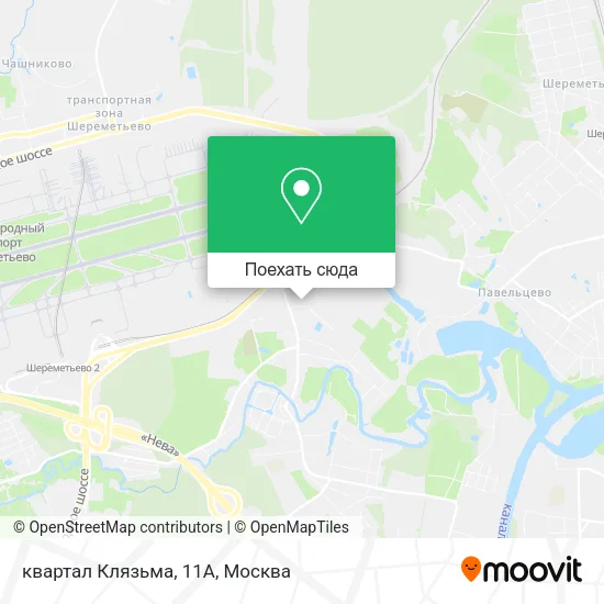 Карта квартал Клязьма, 11А