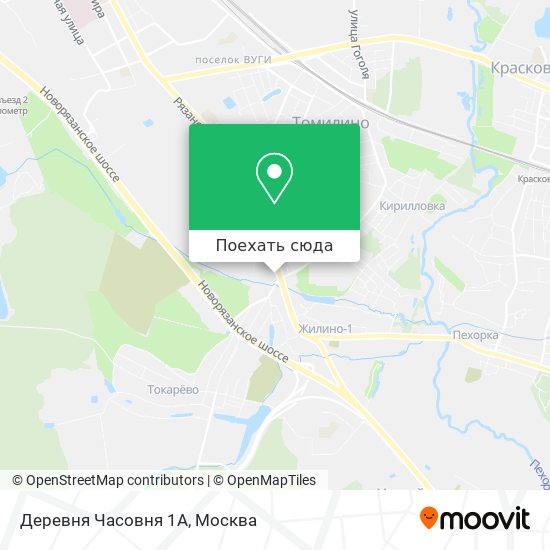 Карта Деревня Часовня 1А