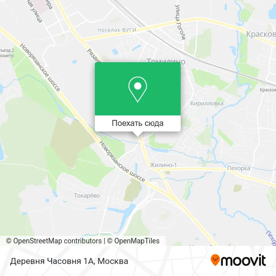 Карта Деревня Часовня 1А