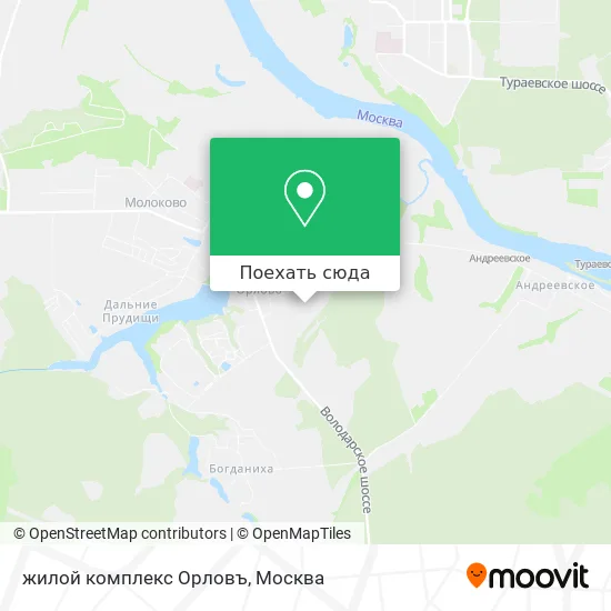 Карта жилой комплекс Орловъ