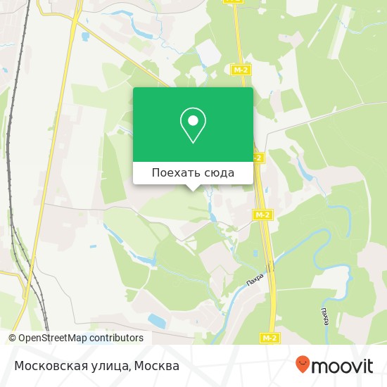 Карта Московская улица