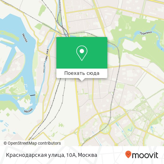 Карта Краснодарская улица, 10А
