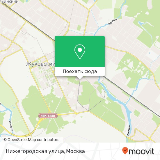 Карта Нижегородская улица