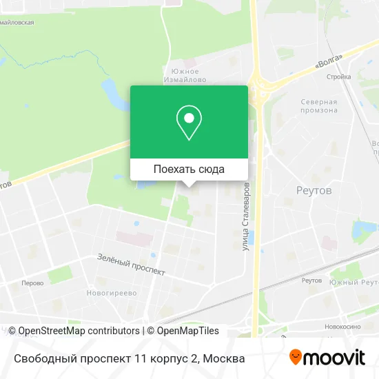 Карта Свободный проспект 11 корпус 2
