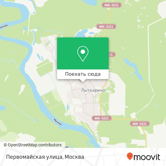 Карта Первомайская улица