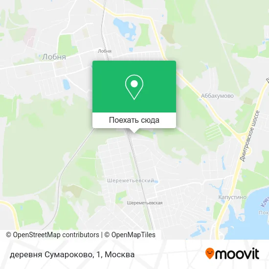 Карта деревня Сумароково, 1