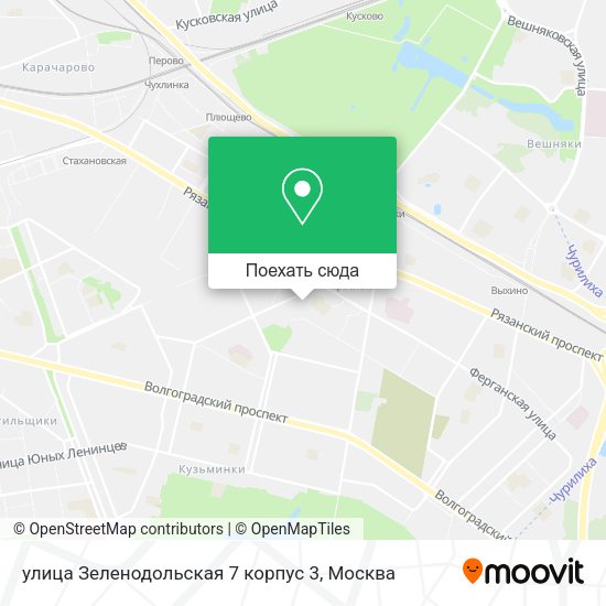 Карта улица Зеленодольская 7 корпус 3
