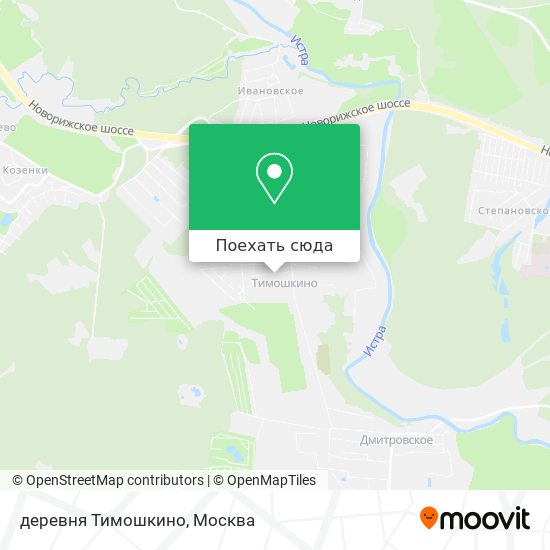 Карта деревня Тимошкино