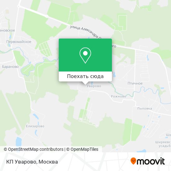 Карта КП Уварово