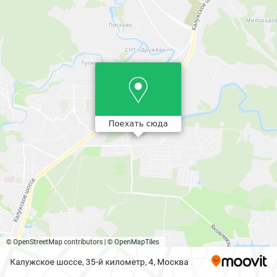 Карта Калужское шоссе, 35-й километр, 4