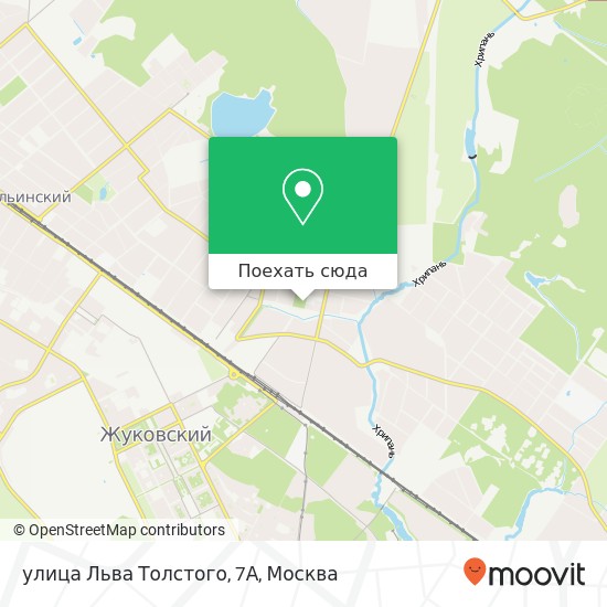 Карта улица Льва Толстого, 7А