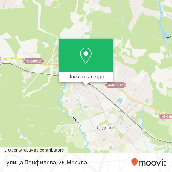 Карта улица Панфилова, 26