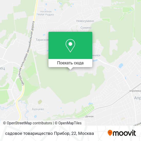 Карта садовое товарищество Прибор, 22