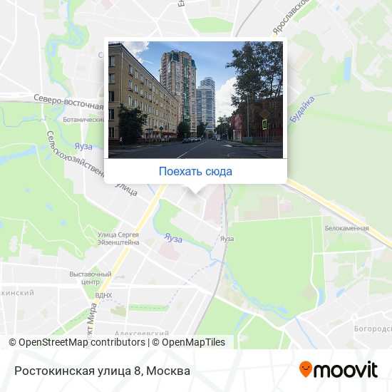 Карта Ростокинская улица 8
