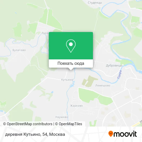 Карта деревня Кутьино, 54
