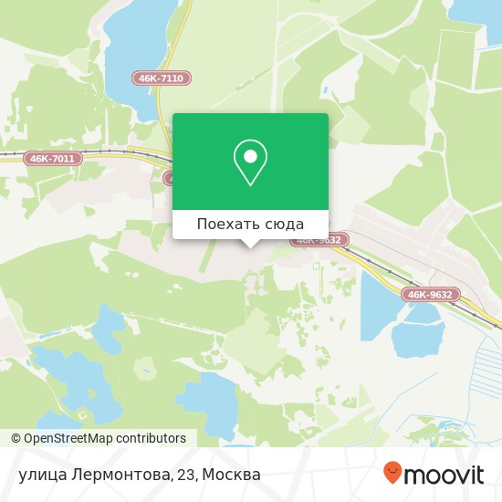 Карта улица Лермонтова, 23