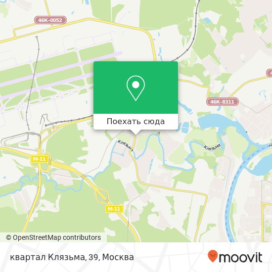 Карта квартал Клязьма, 39