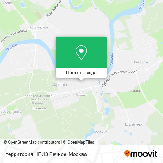 Карта территория НПИЗ Речное